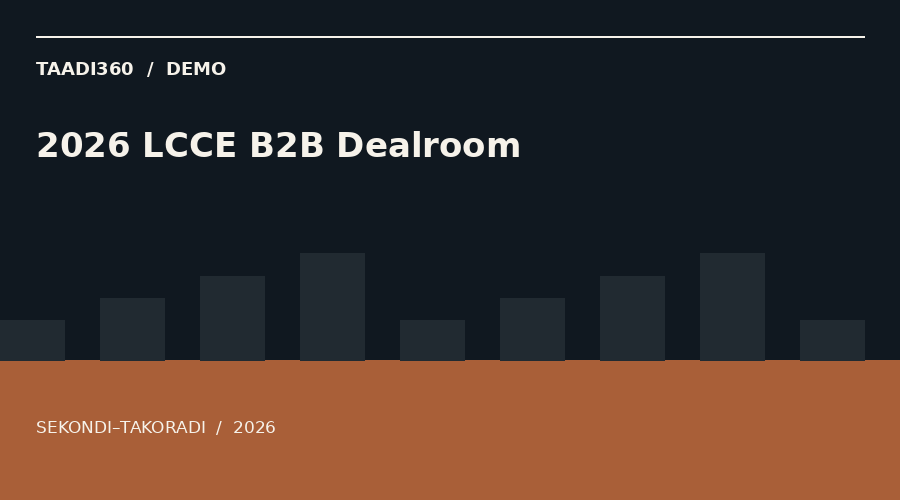 2026 LCCE B2B Dealroom